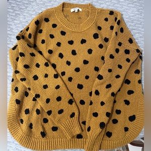 Madewell Polka Dot Knit Sweater